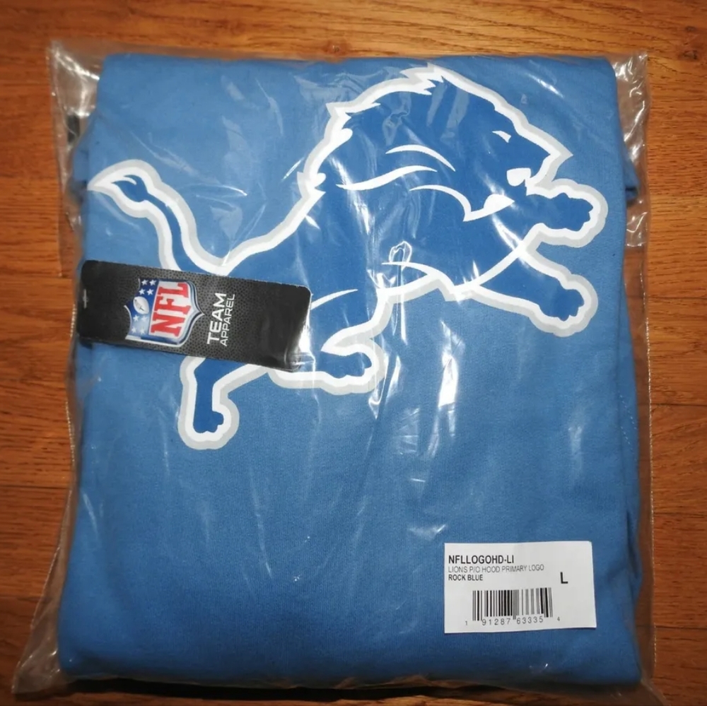 New Detroit Lions Hoodie Sweater Multiple Sizes - Picture 2 of 2